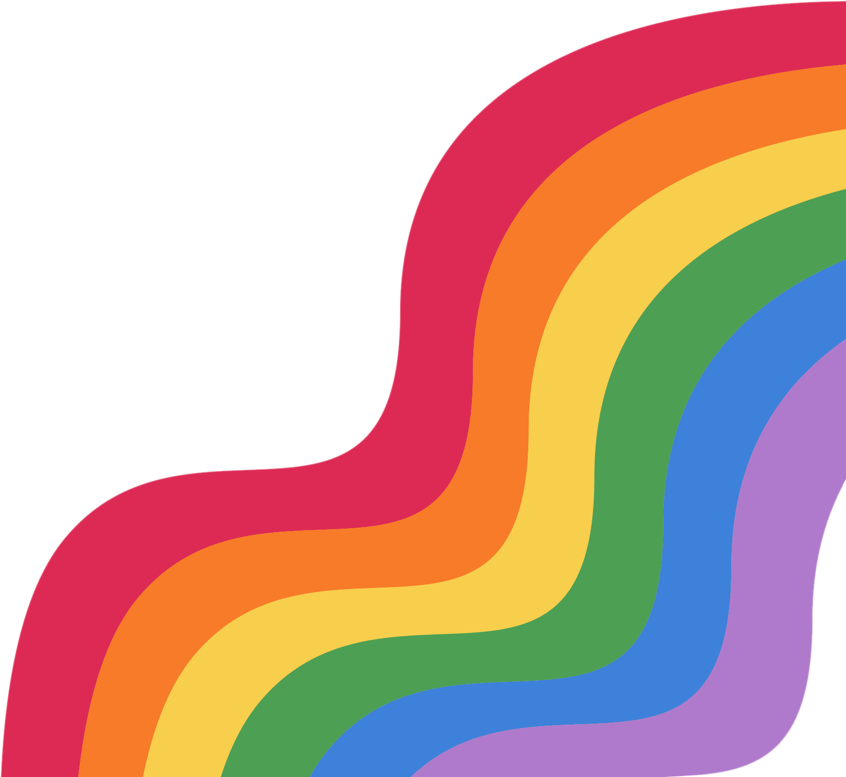 A colorful rainbow arcing from a cloud, as featured in the storybook